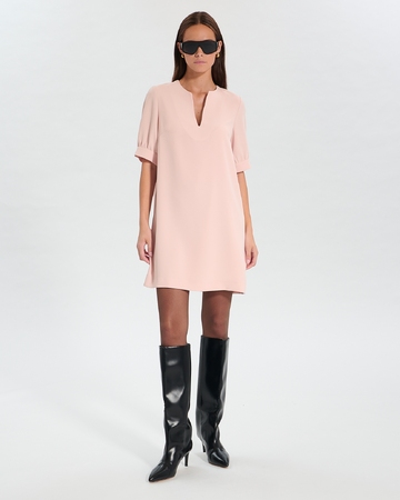 Rhealane dress Nude straight dress ZAPA