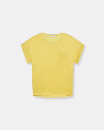 Theo top Lemon satin top ZAPA