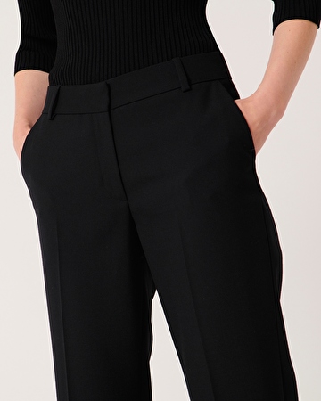 Paul pants Black fitted pants ZAPA