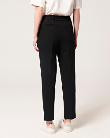 Piel pants Black elastic waist pants ZAPA