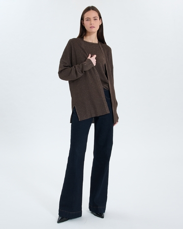 Gypsine Vest Pull taupe ZAPA