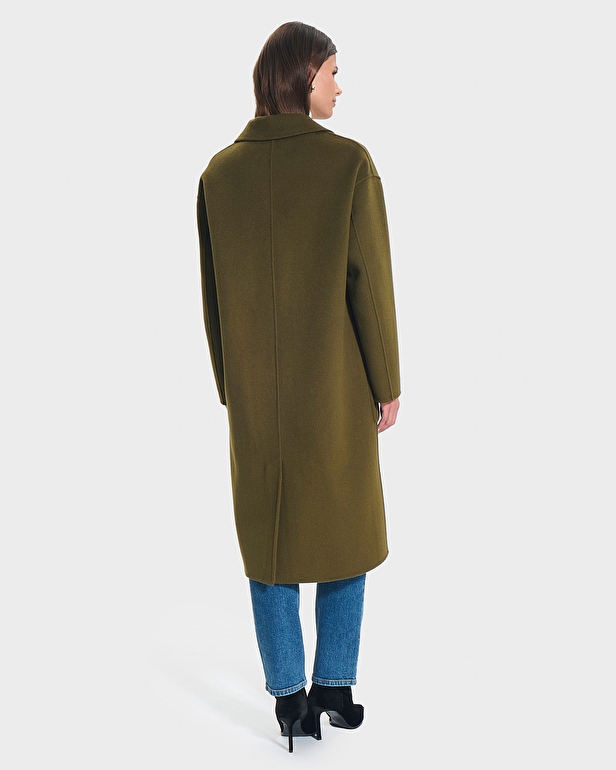 Maela coat Long khaki coat ZAPA