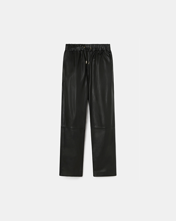 Phuket Pants Black Fluid Leather Pants ZAPA