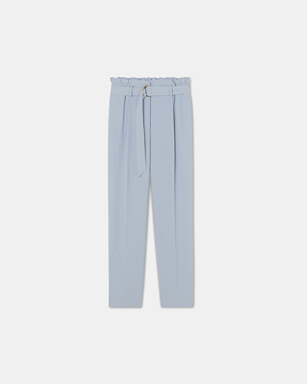Patricia pants Sky blue crepe straight pants ZAPA