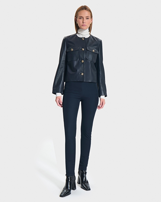 Perrotin pants Black slim-fit trousers ZAPA