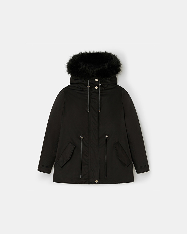 Pekin Parka Black Fitted Parka ZAPA
