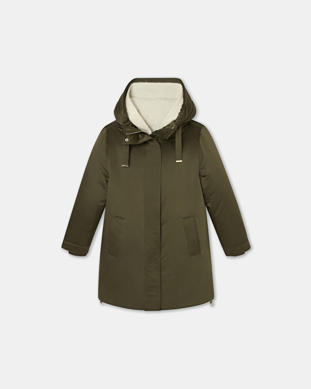 Pemafur parka Leg mi-longue parka ZAPA