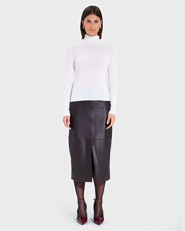 Norvind Sweater Ecru Thin Turtleneck Sweater ZAPA
