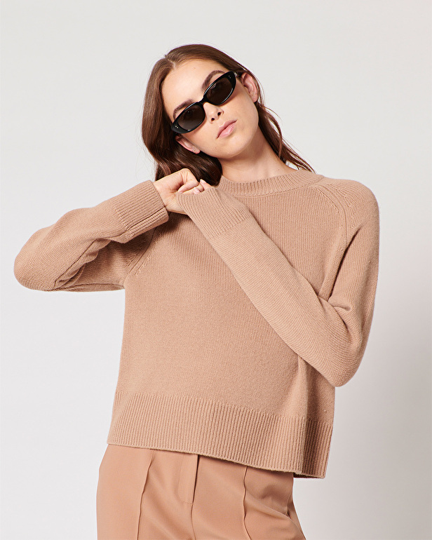 Neona sweater Camel wool sweater ZAPA