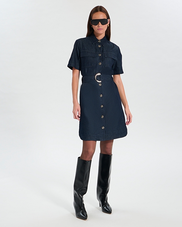 Rosio dress Short denim dress ZAPA
