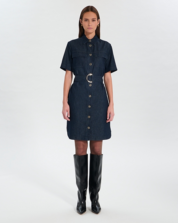 Rosio dress Short denim dress ZAPA