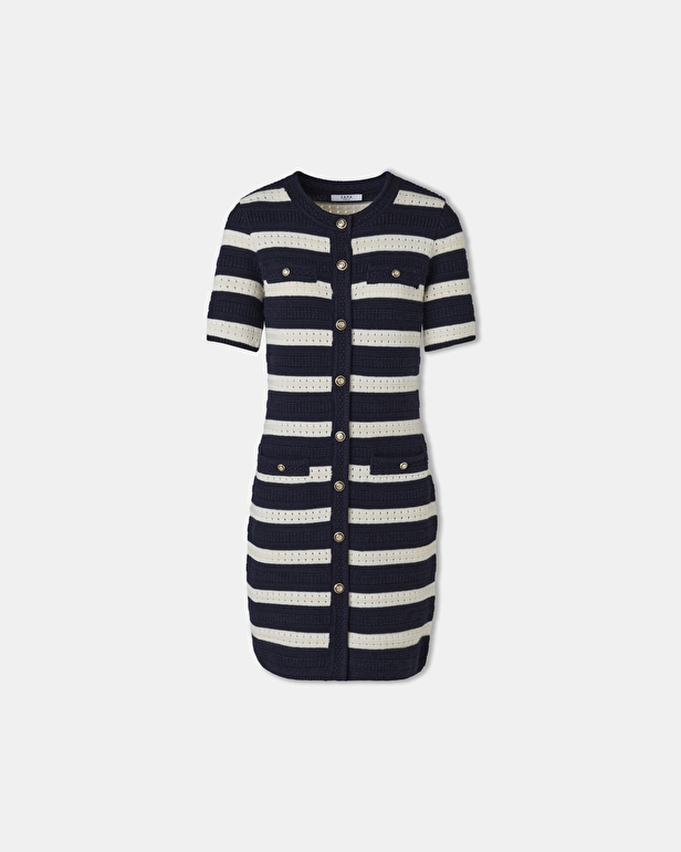 Risma Knitted Dress Short striped dress ZAPA
