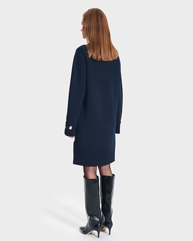 Rigatoni dress Nocturnal knit dress ZAPA