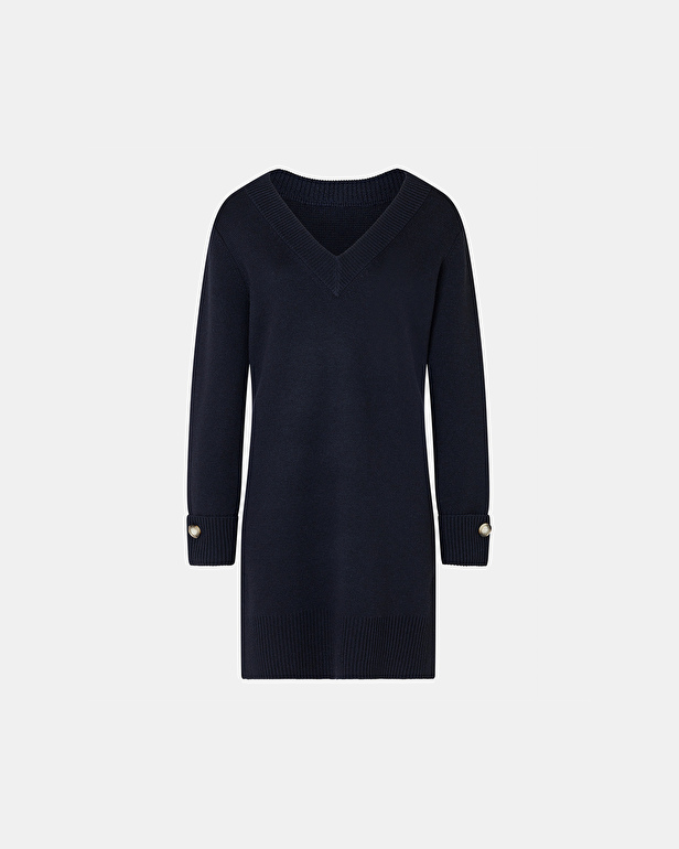 Rigatoni dress Nocturnal knit dress ZAPA