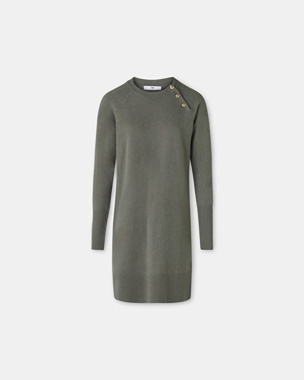 Rosamund dress Khaki knit dress ZAPA