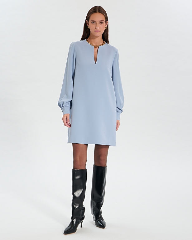 Rheala dress Sky blue straight dress ZAPA