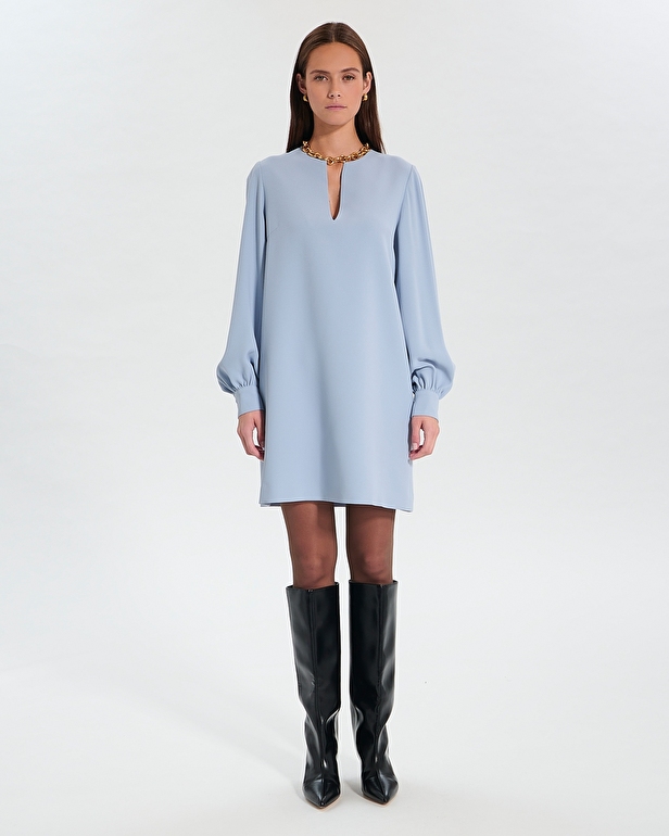 Rheala dress Sky blue straight dress ZAPA