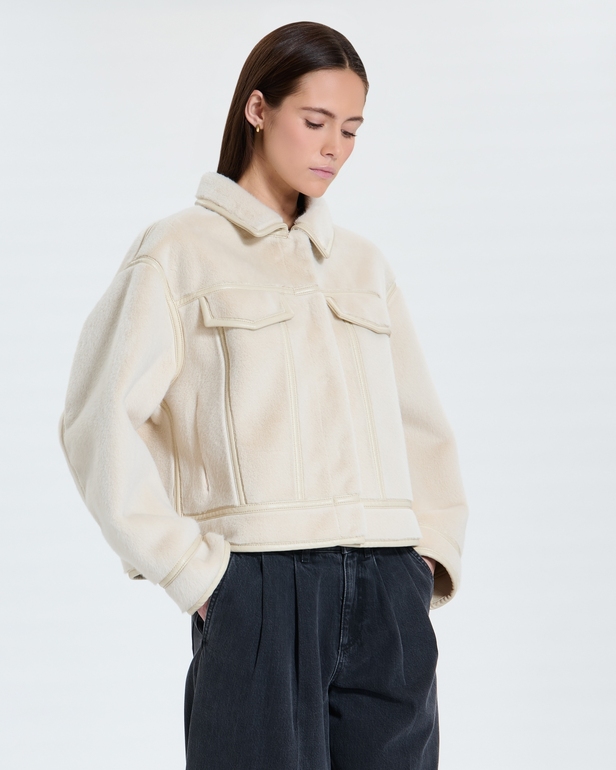 Monge jacket Short ecru jacket ZAPA
