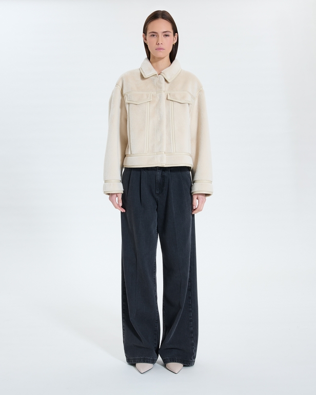 Monge jacket Short ecru jacket ZAPA