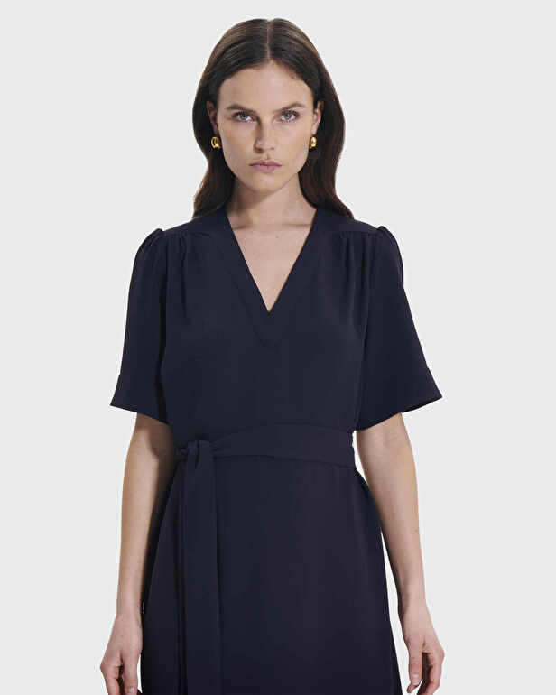Retie dress Night-time fitted straight dress ZAPA