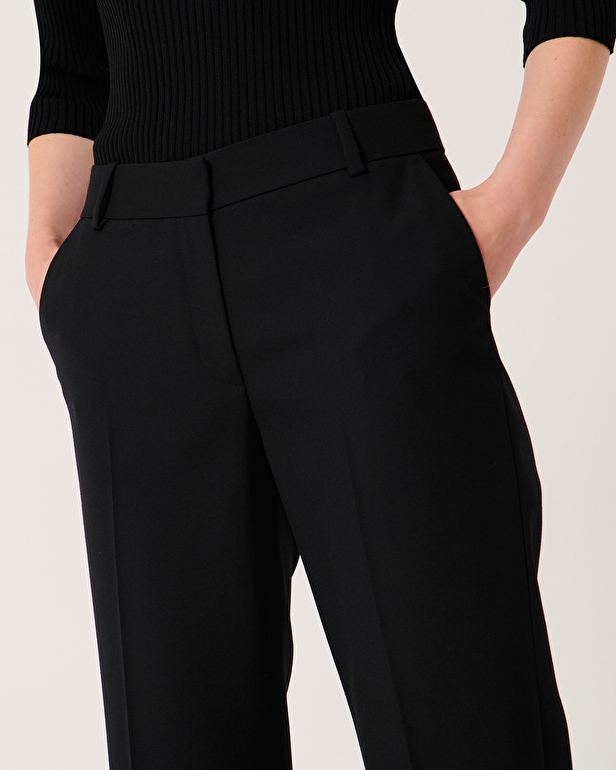 Paul pants Black fitted pants ZAPA