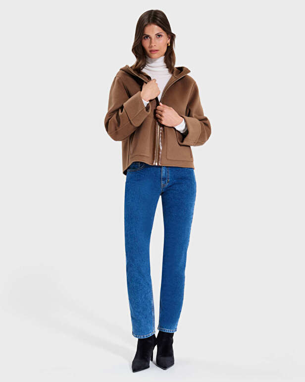 Marjy coat Short camel coat ZAPA