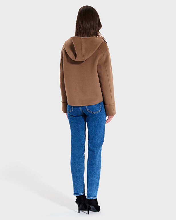 Marjy coat Short camel coat ZAPA