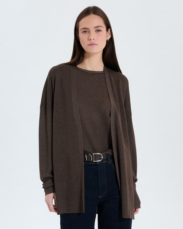 Gypsine Vest Pull taupe ZAPA