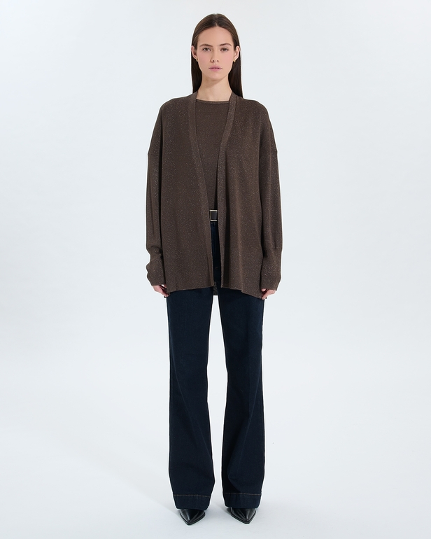 Gypsine Vest Pull taupe ZAPA