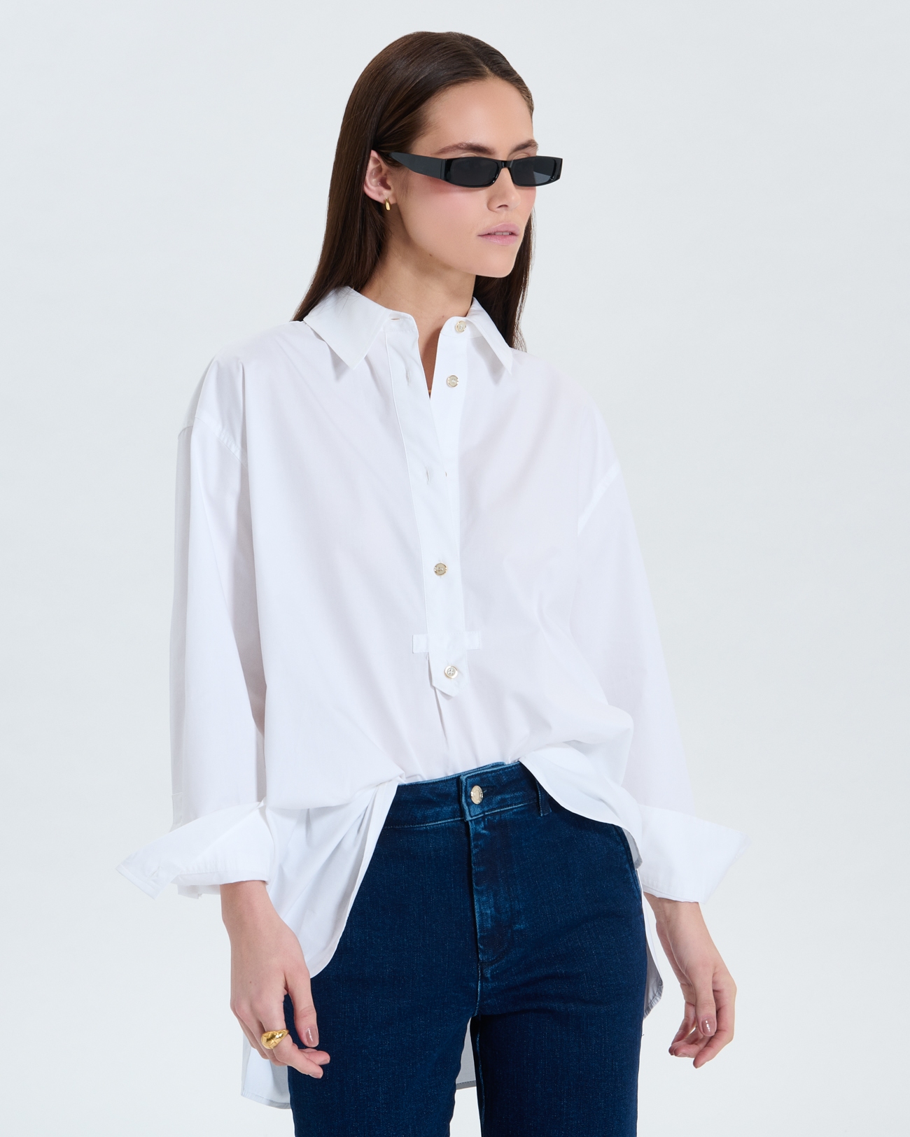 Casablanca shirt White oversized shirt ZAPA