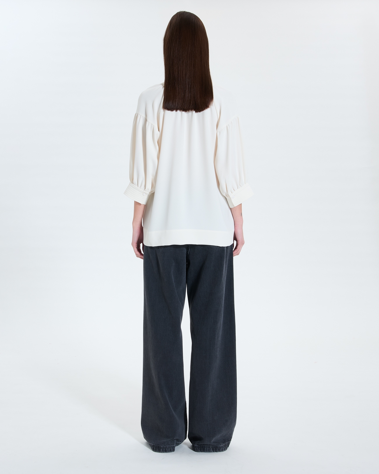 Top Cambridge Flowing ecru shirt ZAPA