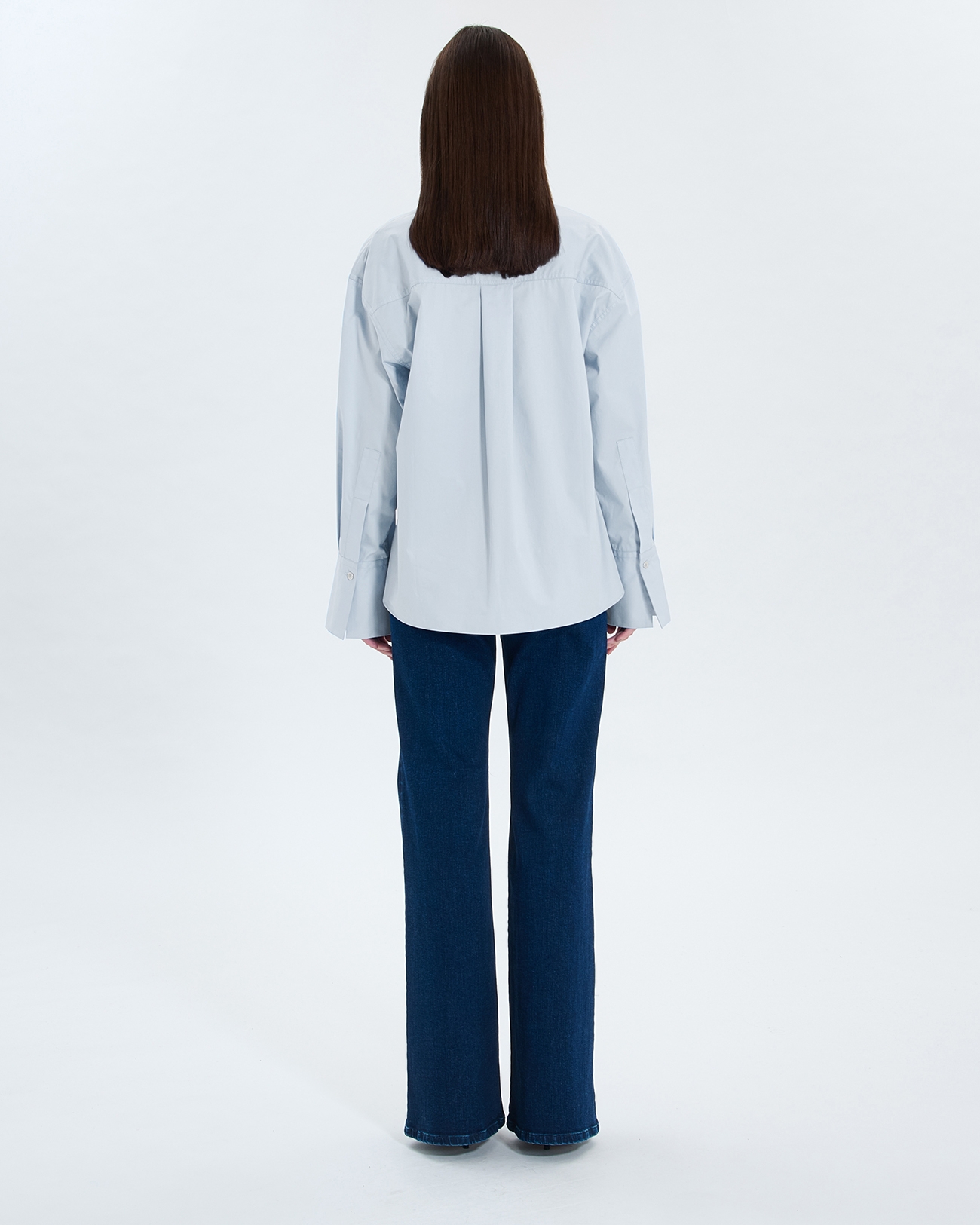 Caprice shirt Sky blue poplin shirt ZAPA