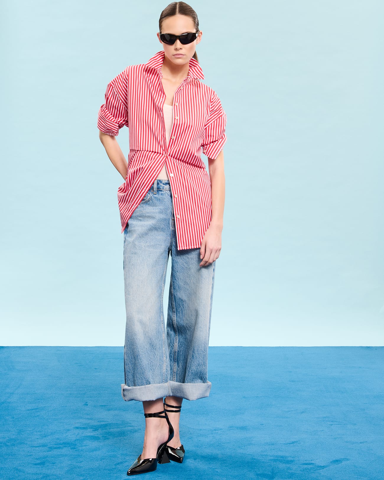 Clarisse shirt Striped poplin shirt ZAPA