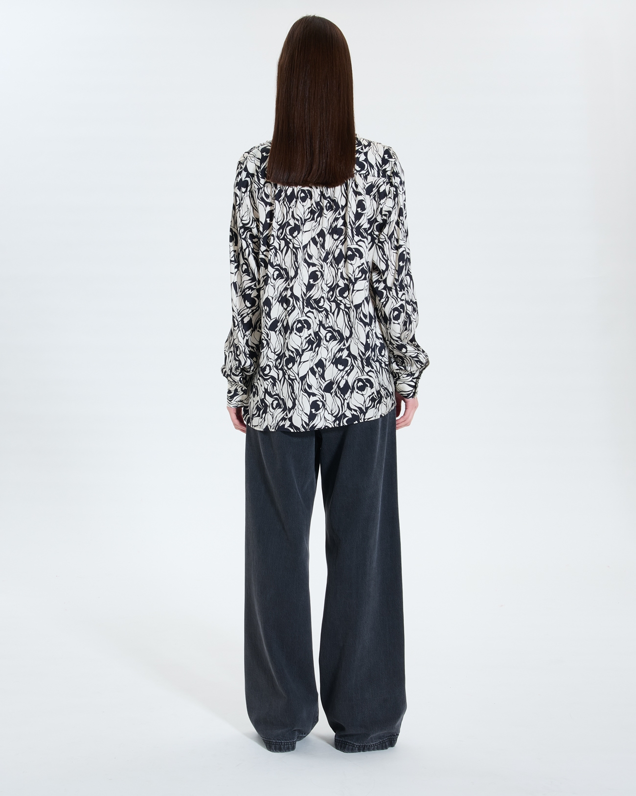 Tiberina shirt Flowy floral print blouse ZAPA