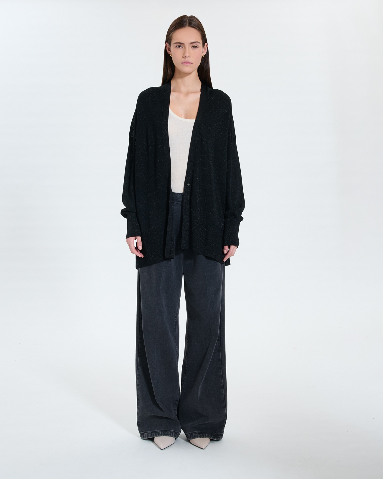 Gypsine Vest Long black vest ZAPA
