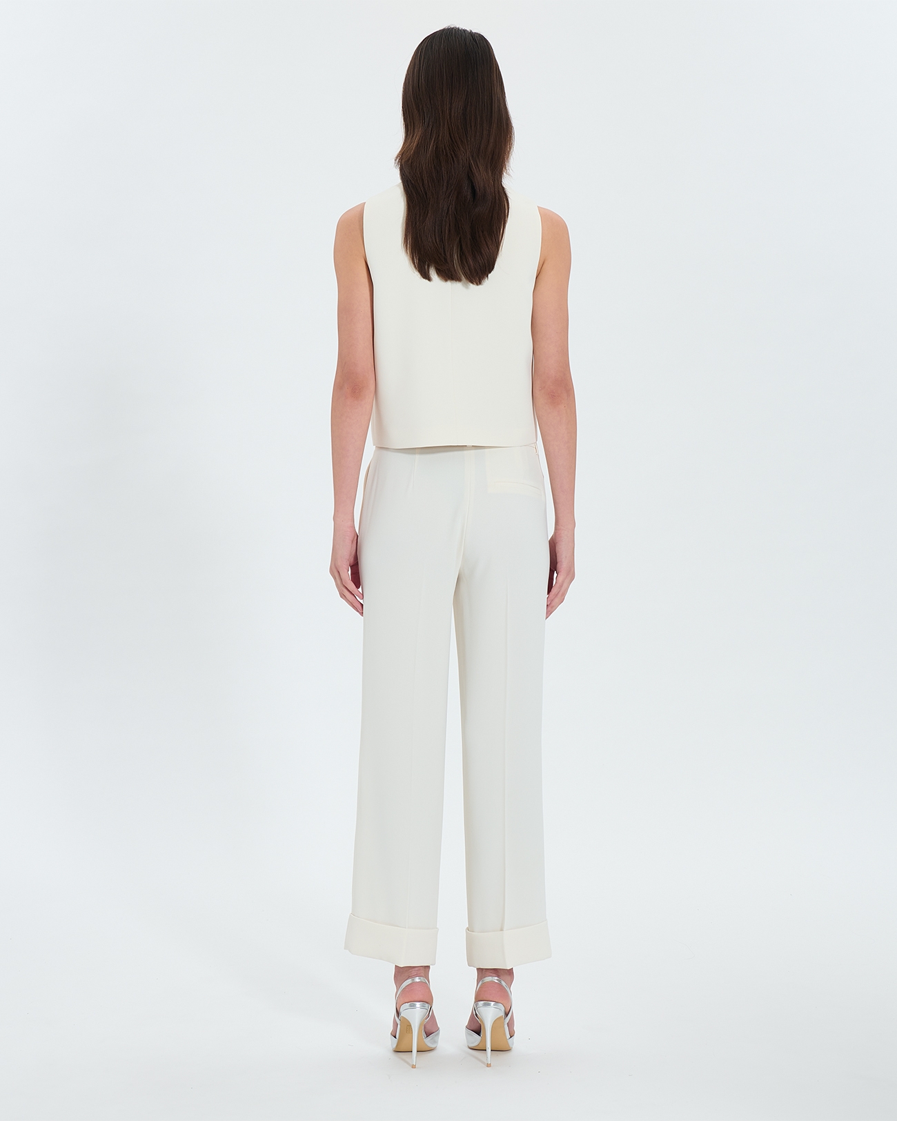 Gianno vest Ecru sleeveless vest ZAPA