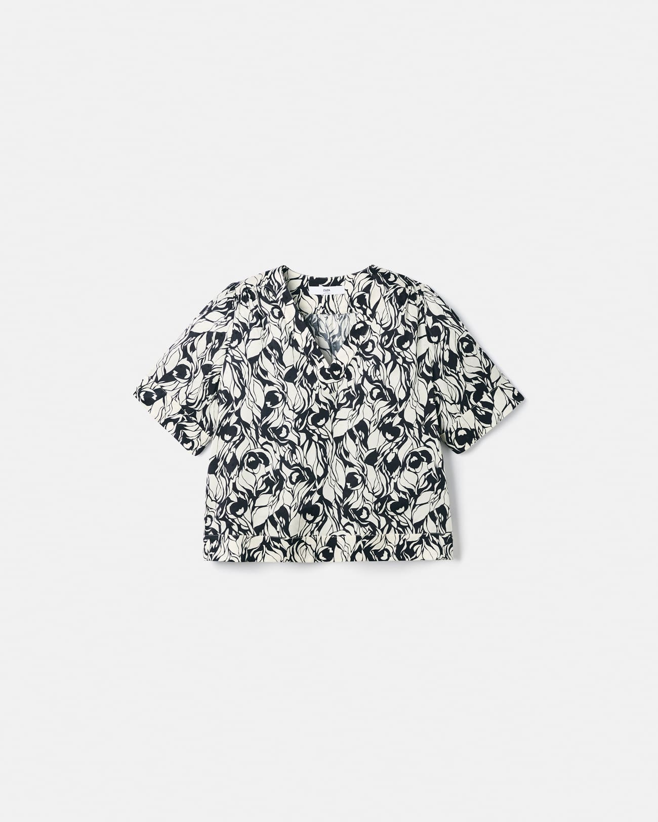 Tahiel shirt Flowy floral print top ZAPA