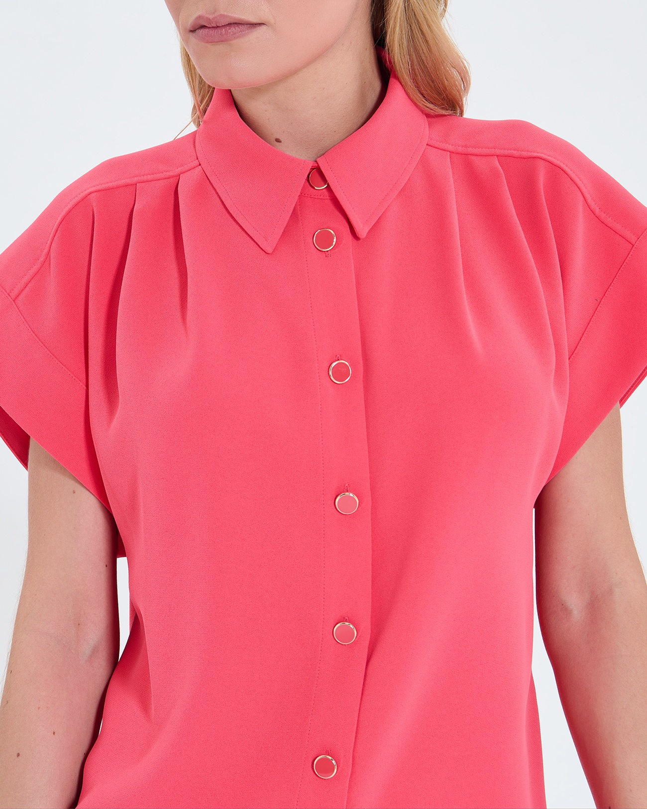 Top Tarina Coral short-sleeved shirt ZAPA