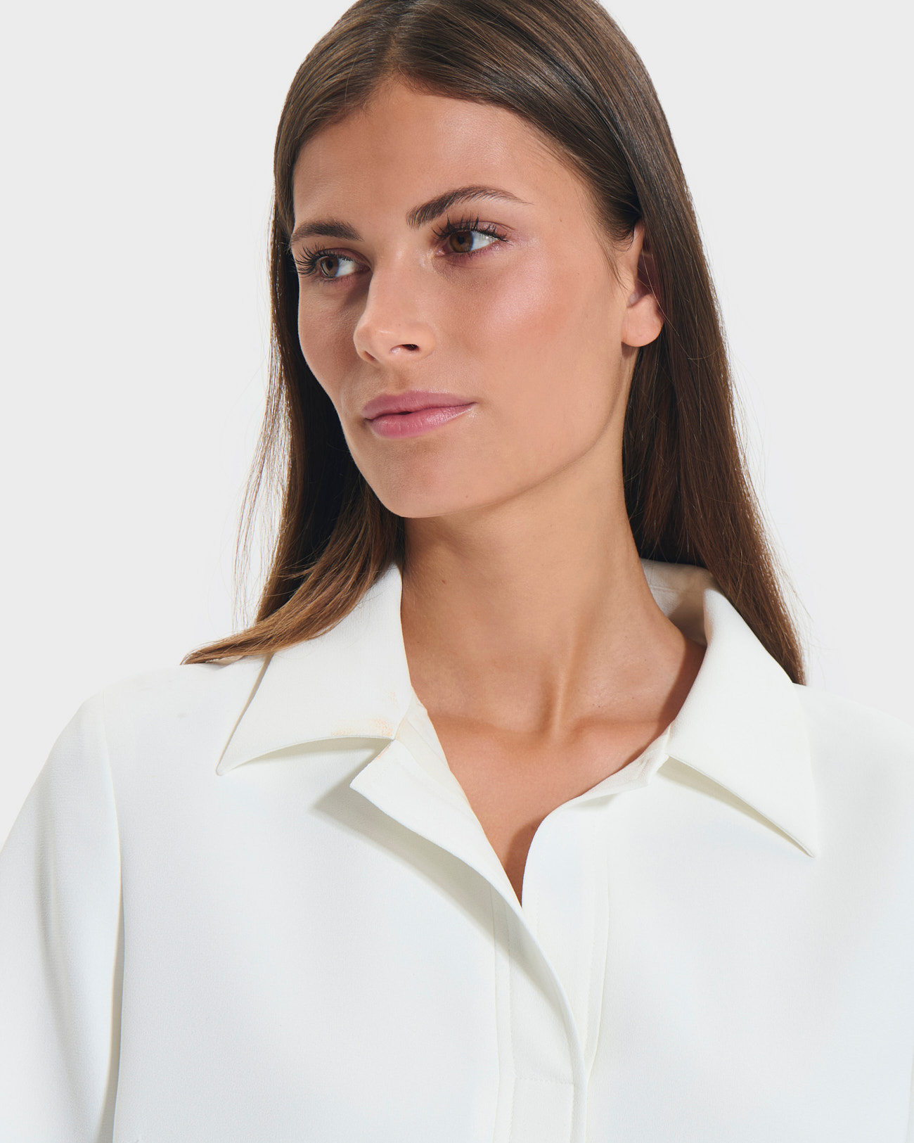 Top Tendresse Ecru flowing shirt top ZAPA
