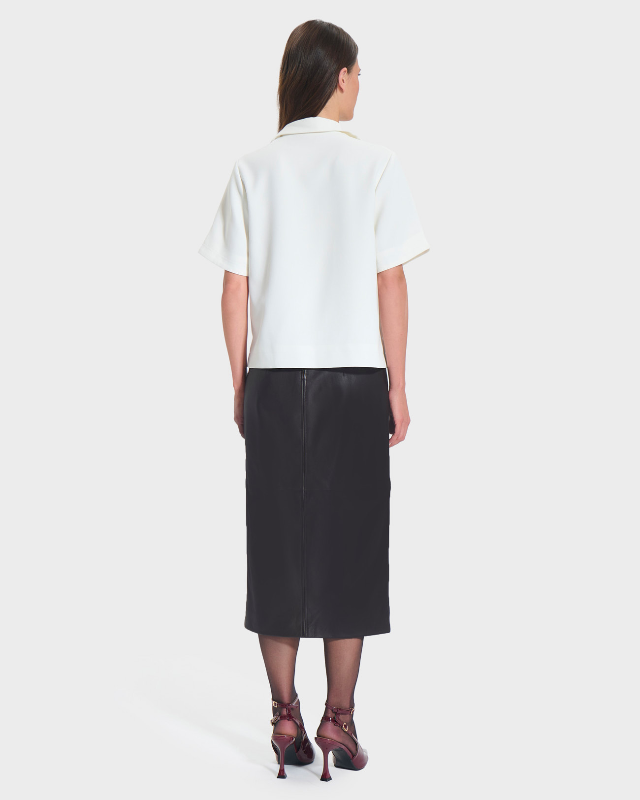 Top Tendresse Ecru flowing shirt top ZAPA