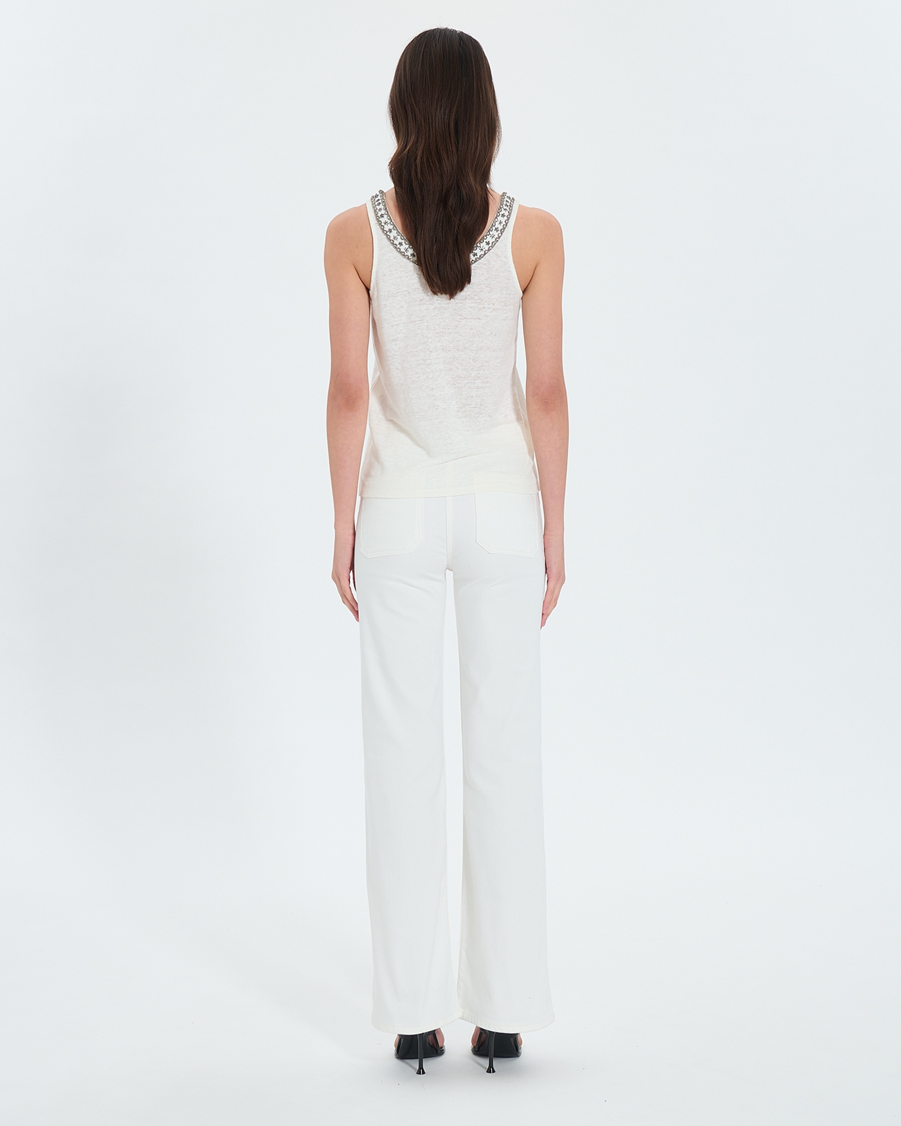 Pocket Jeans Ecru flared jeans ZAPA
