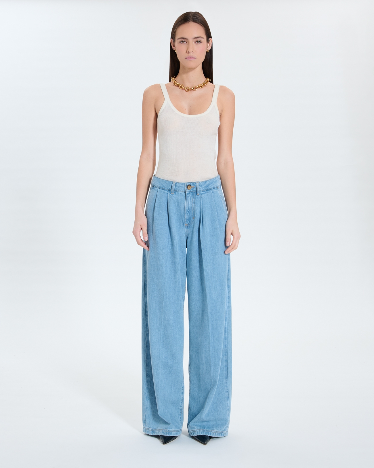 Prince Jeans Light blue palazzo jeans ZAPA