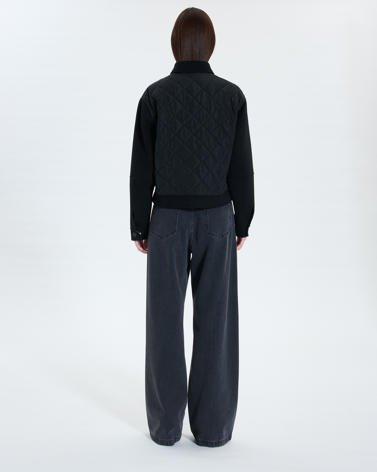 Malo coat Short black coat ZAPA