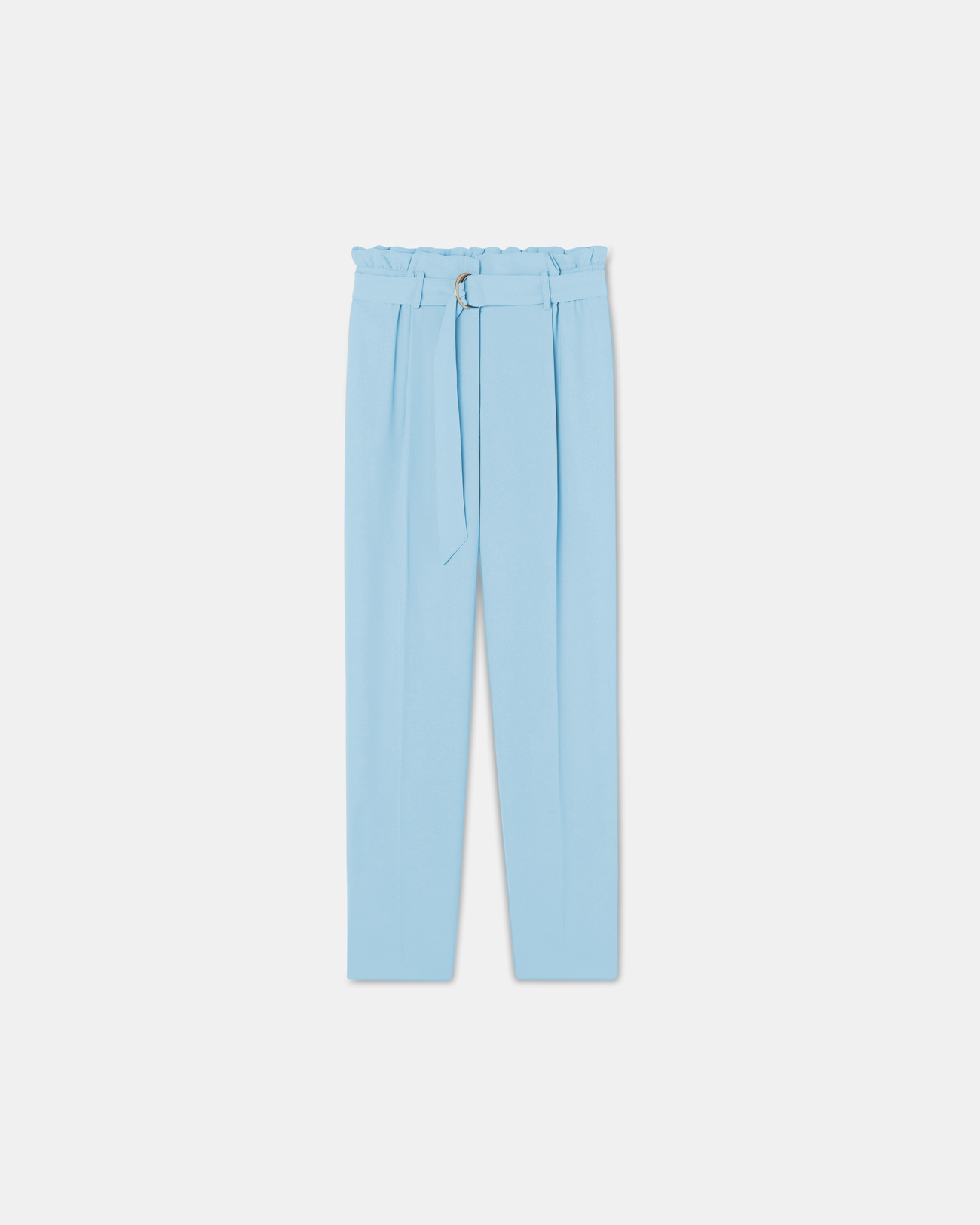 Patricia pants Blue crepe cigarette pants ZAPA
