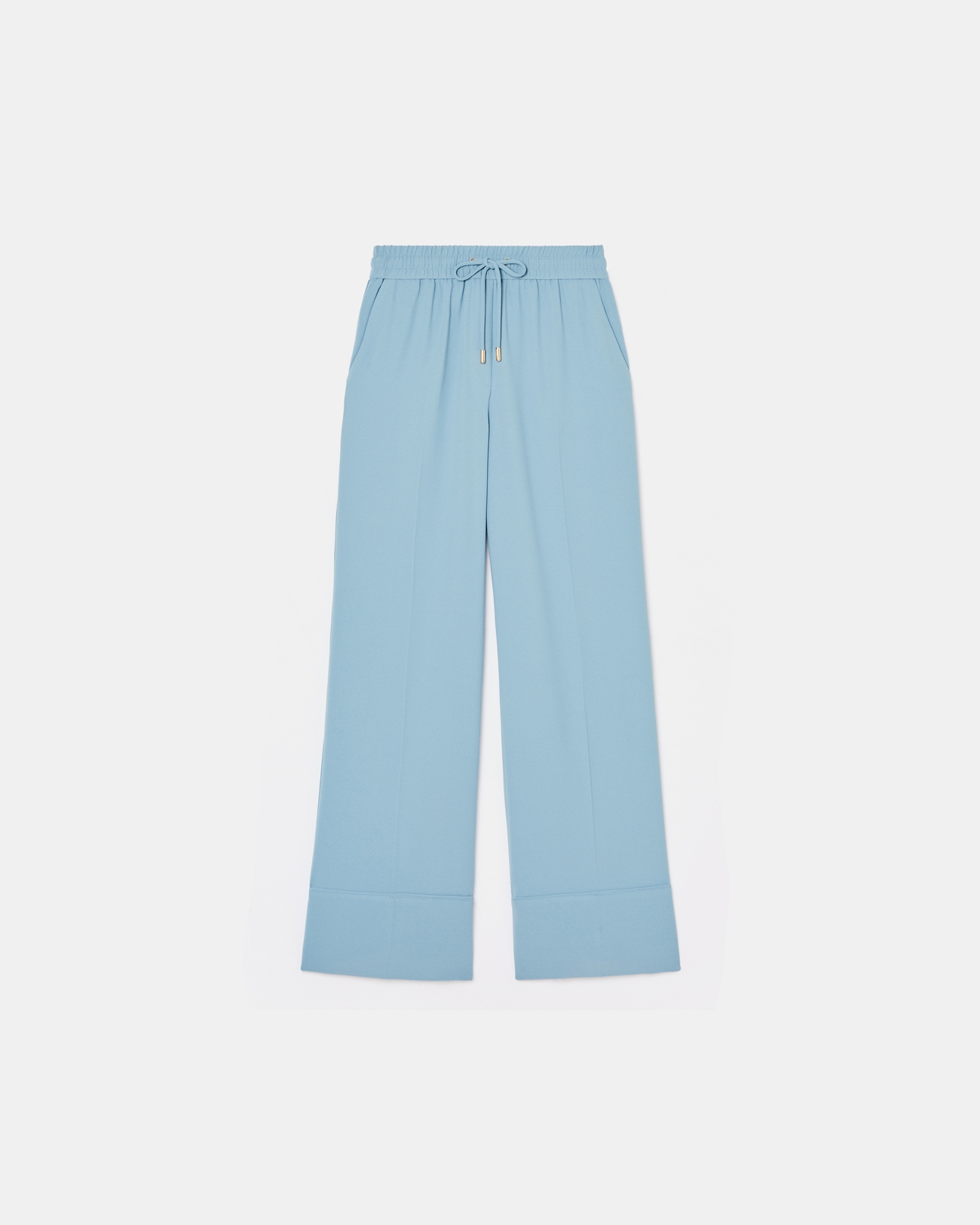 Po&eacute;sie Pants Hydrangea blue flowing pants ZAPA