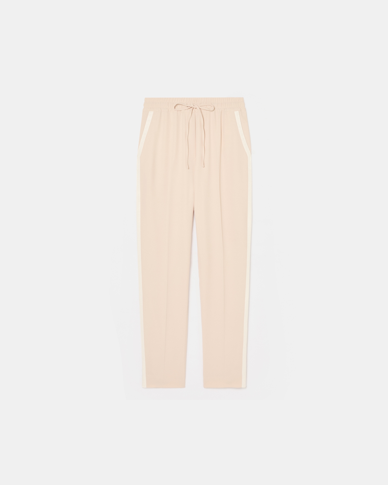 Piel pants Wide-leg pants in nude crepe ZAPA