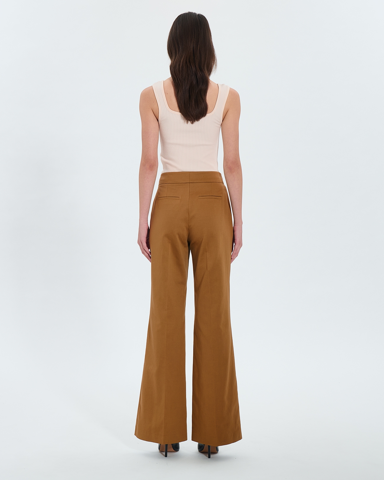 Pervenche Pants Tobacco flowing pants ZAPA