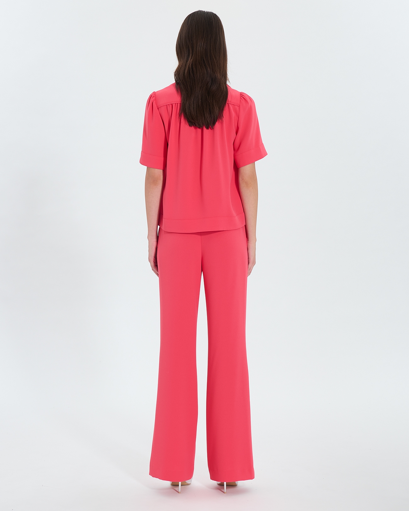 Pervenche Pants Coral fluid pants ZAPA