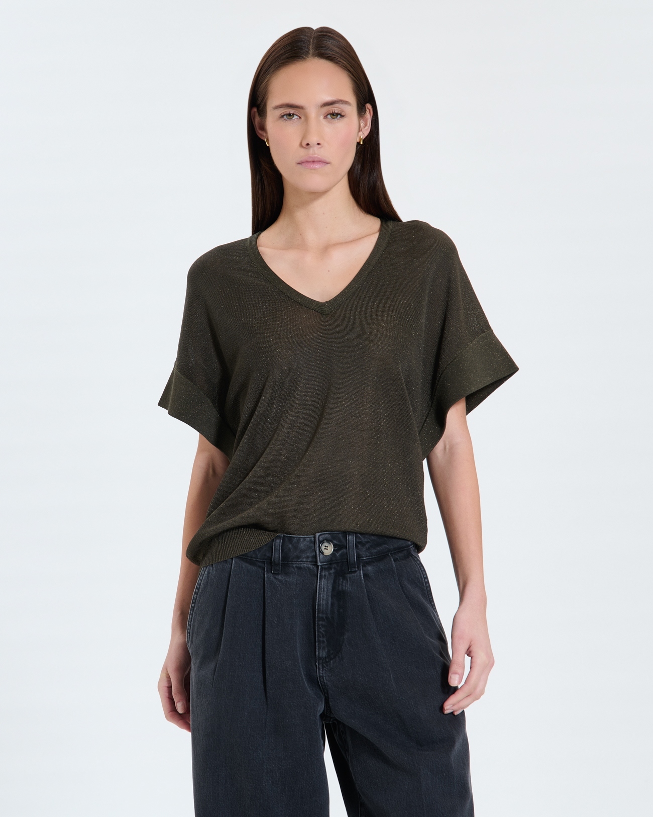 Pradelv sweater Khaki sleeveless sweater ZAPA