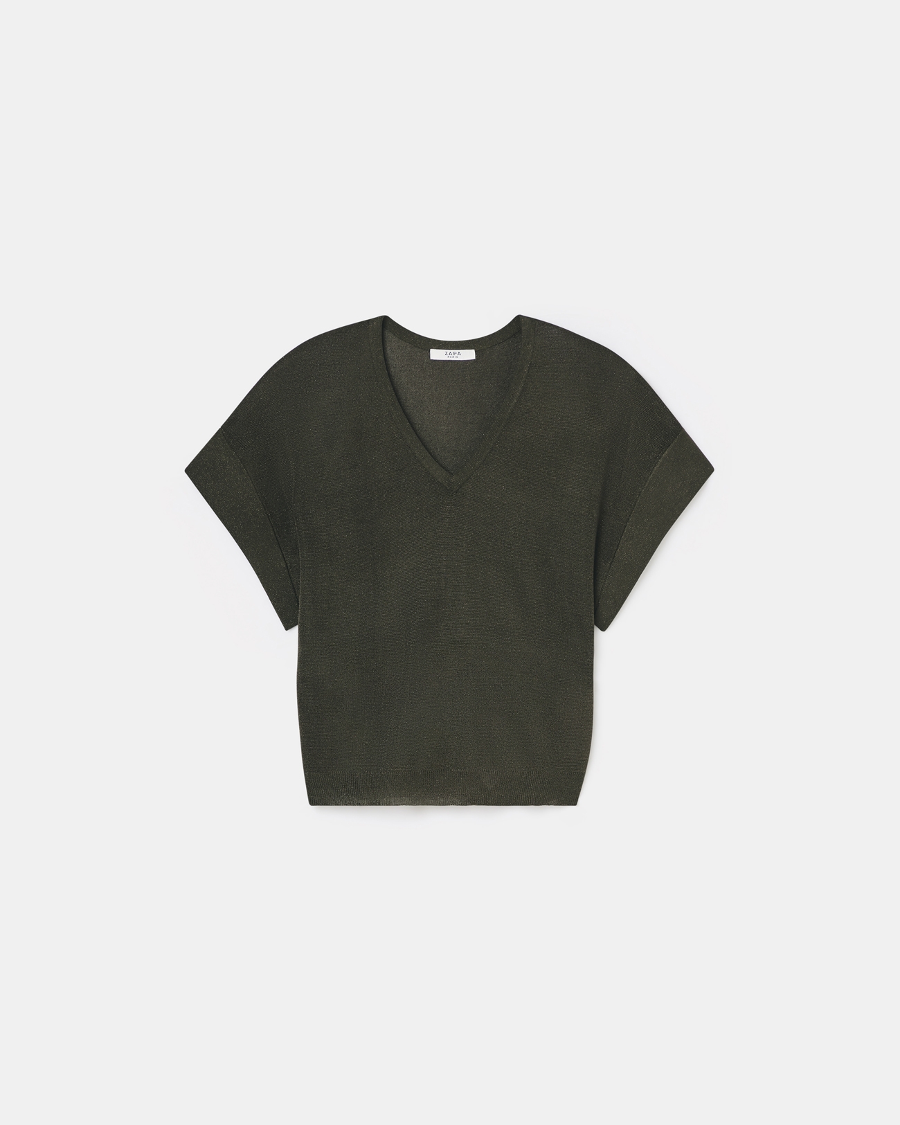 Pradelv sweater Khaki sleeveless sweater ZAPA